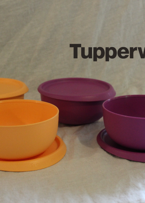 Blossom Bowl Set 550ml Peach Purple