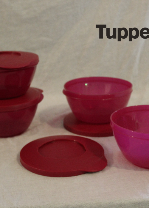 Stack a Bowl Set 425ml Burgundy